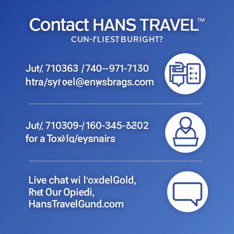 Contacting Hans Travels Customer Support