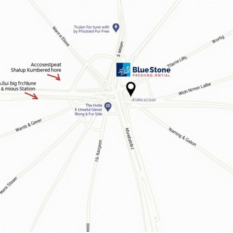 Hotel Blue Stone Nehru Place Location Map