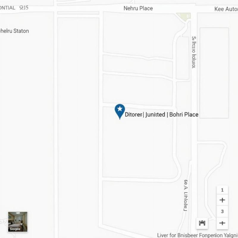 Hotel Imperial Inn Nehru Place Location Map