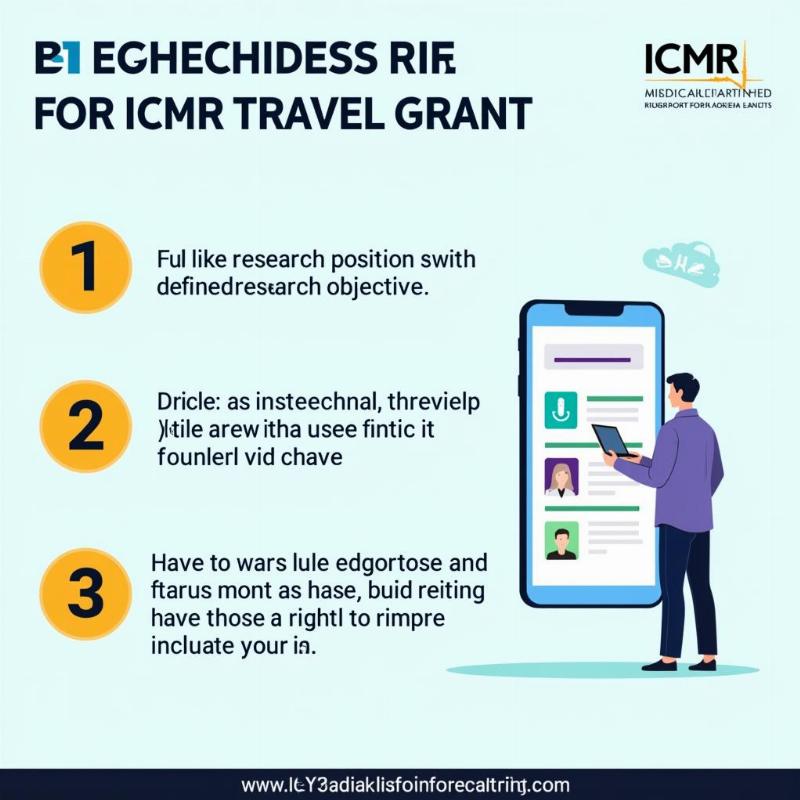 ICMR Travel Grant Eligibility Criteria