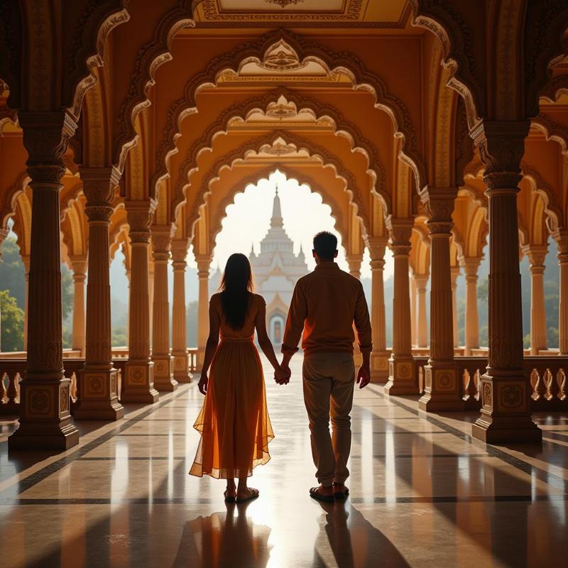 Iskcon Rajahmundry Couple Praying