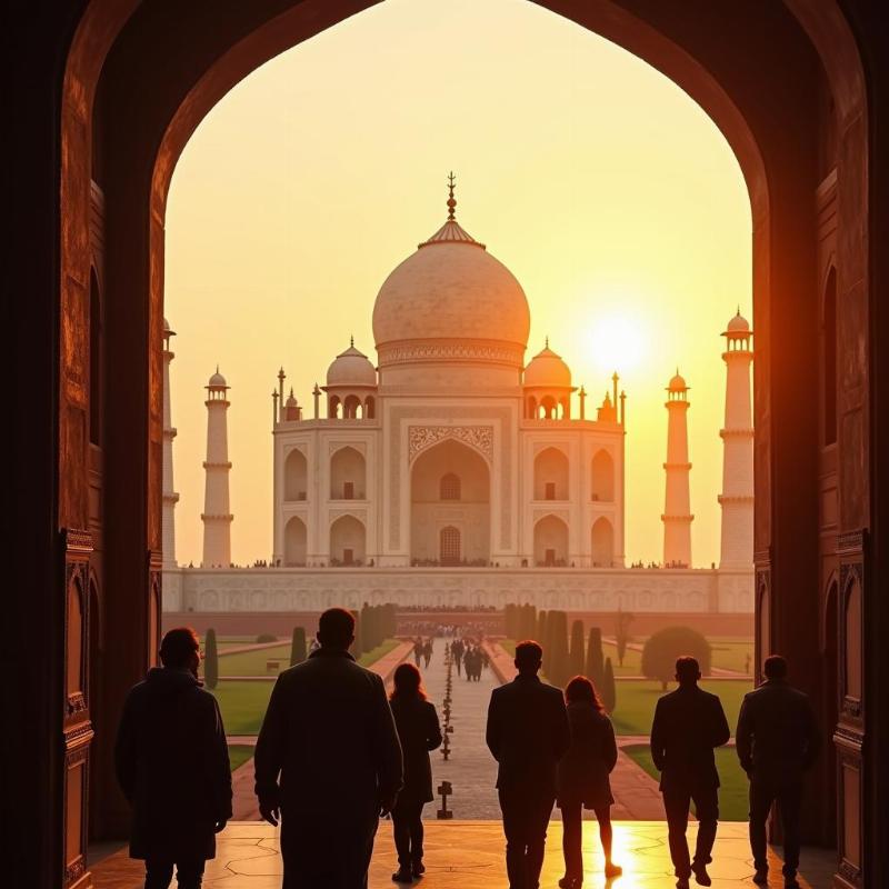 Jagdamba Tours - Taj Mahal at Sunrise