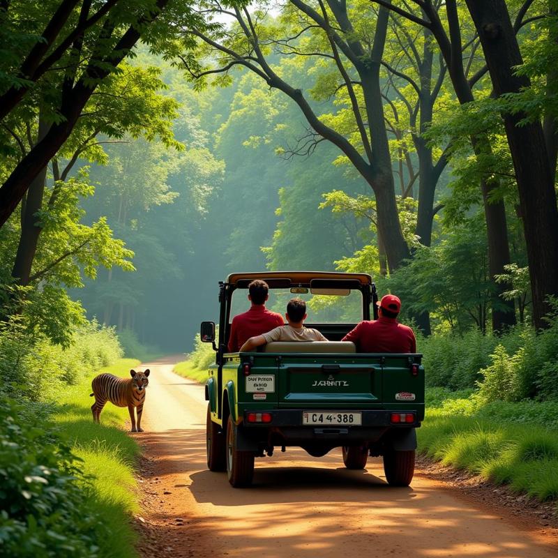 Jeep Safari in Jim Corbett National Park