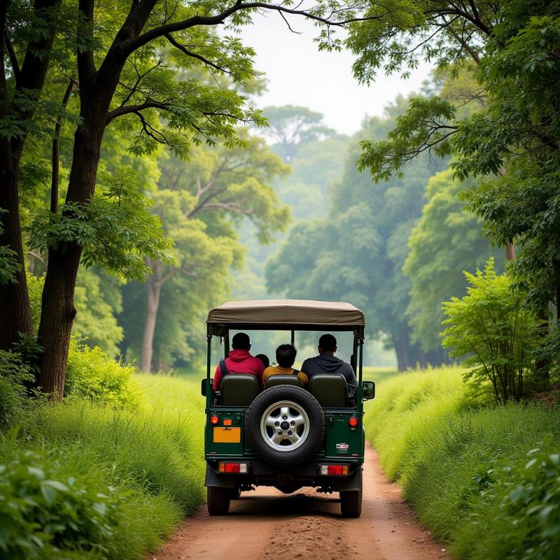 Jeep Safari in Jim Corbett