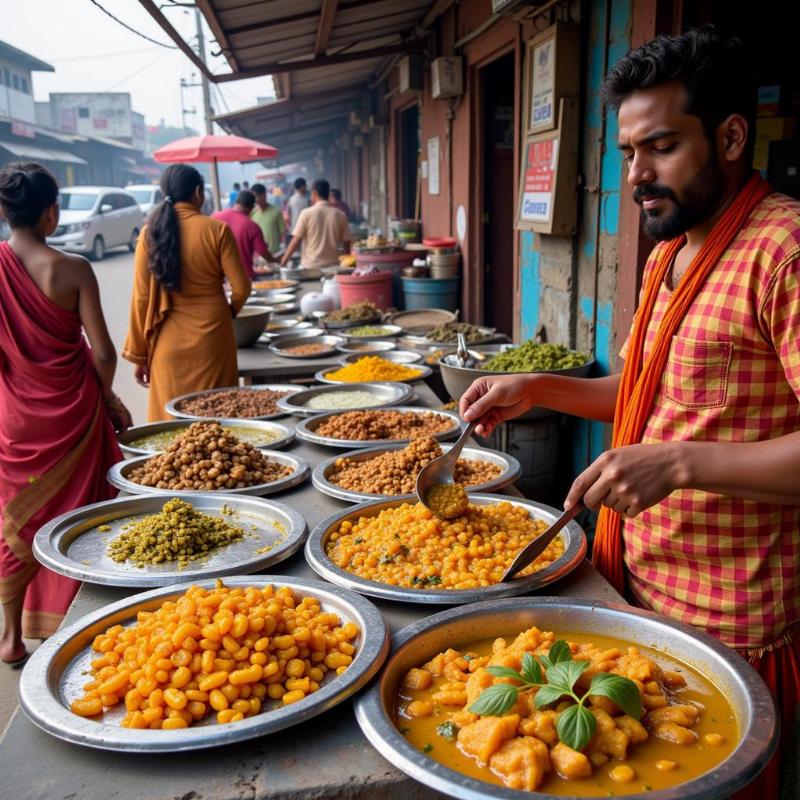 Kadapa Local Market Street Food Vendors