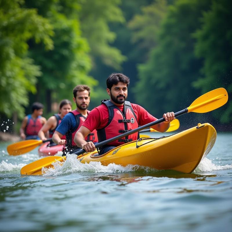 Kayaking Adventure on Arkavathi River in Kanakapura