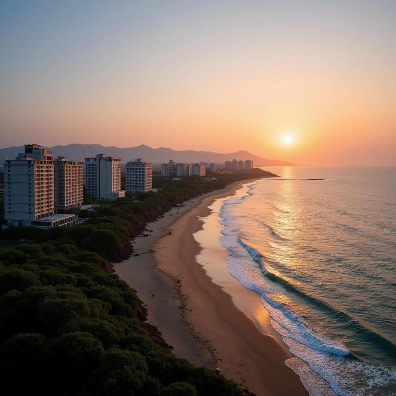 Kanyakumari sea view hotels at sunrise