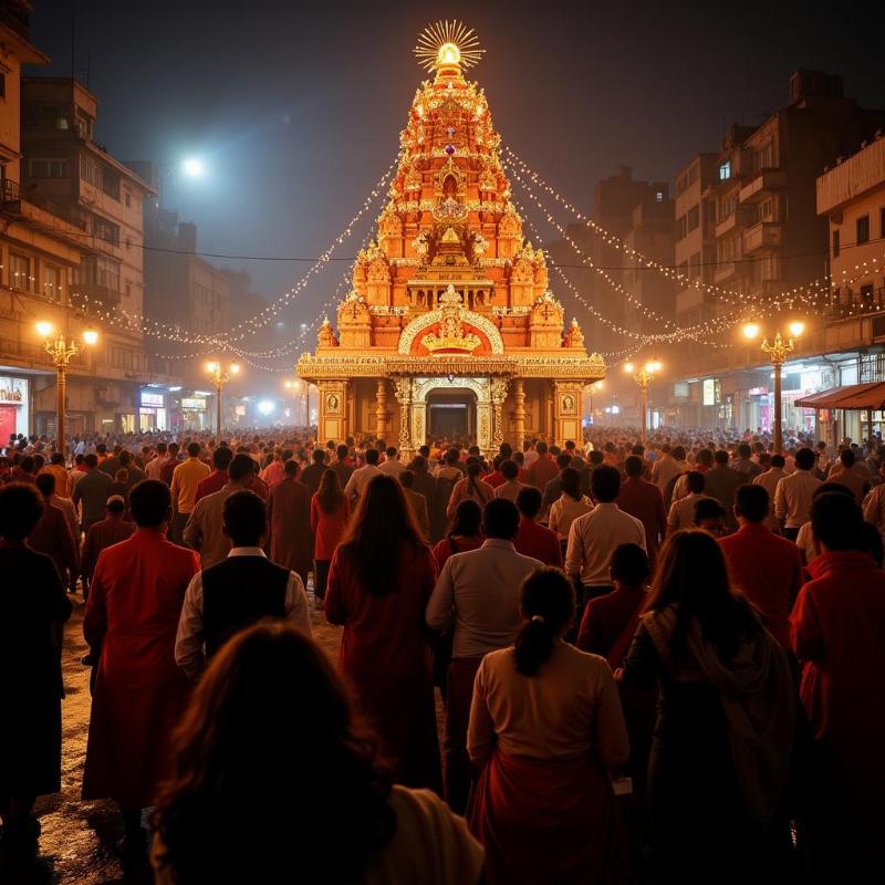 Kashi Vishwanath Temple during Mahashivratri