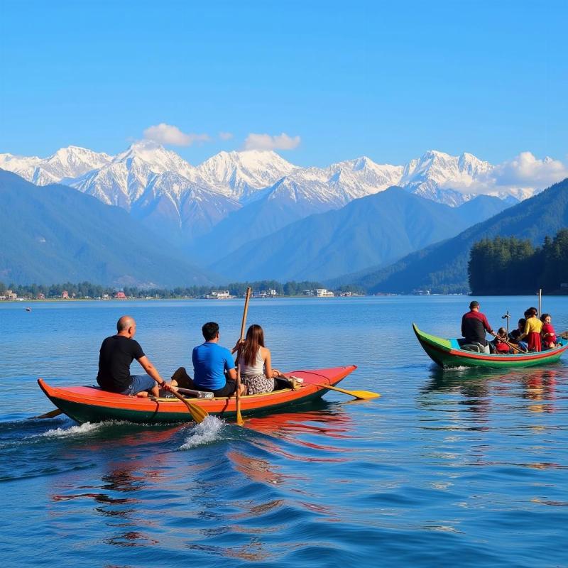 Shikara ride on Dal Lake, Kashmir