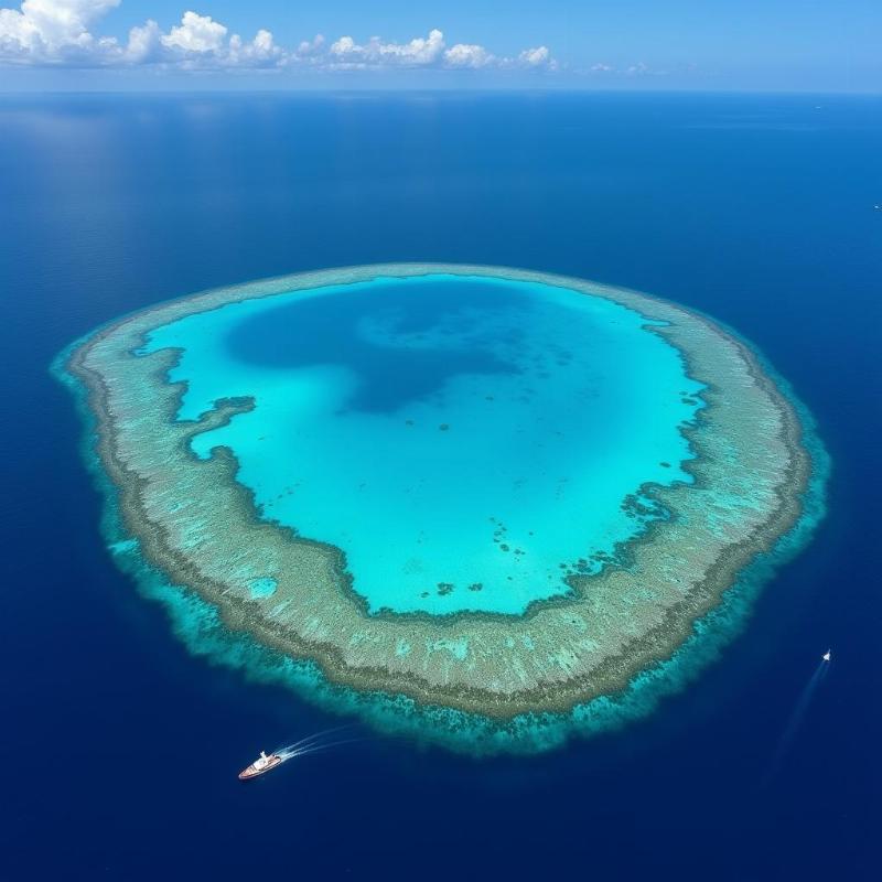 Kavaratti Island Aerial View