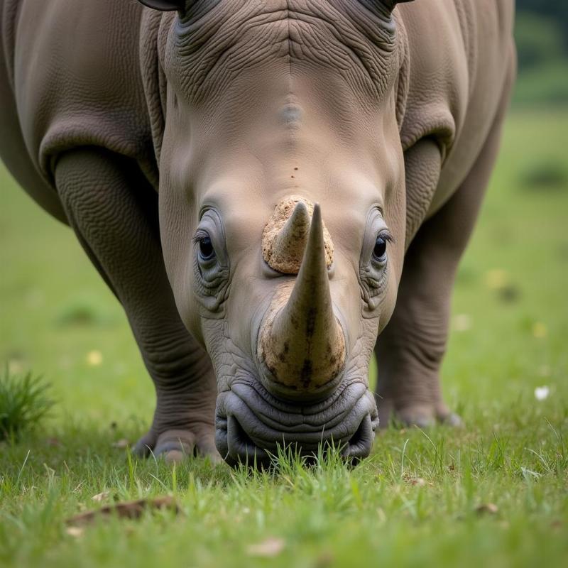 One-Horned Rhino in Kaziranga