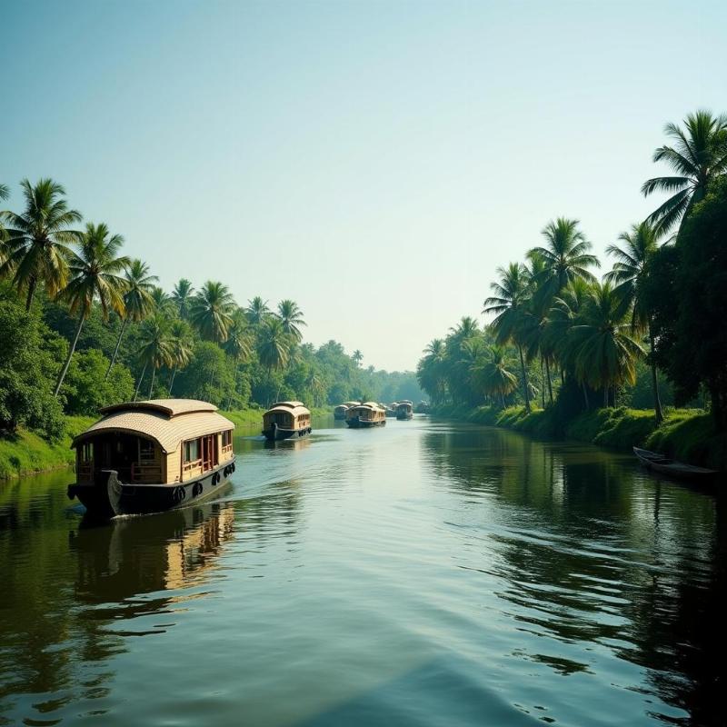 Peaceful Kerala Backwaters