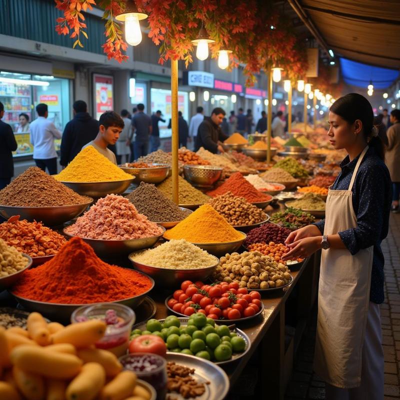 Khammam local market street food