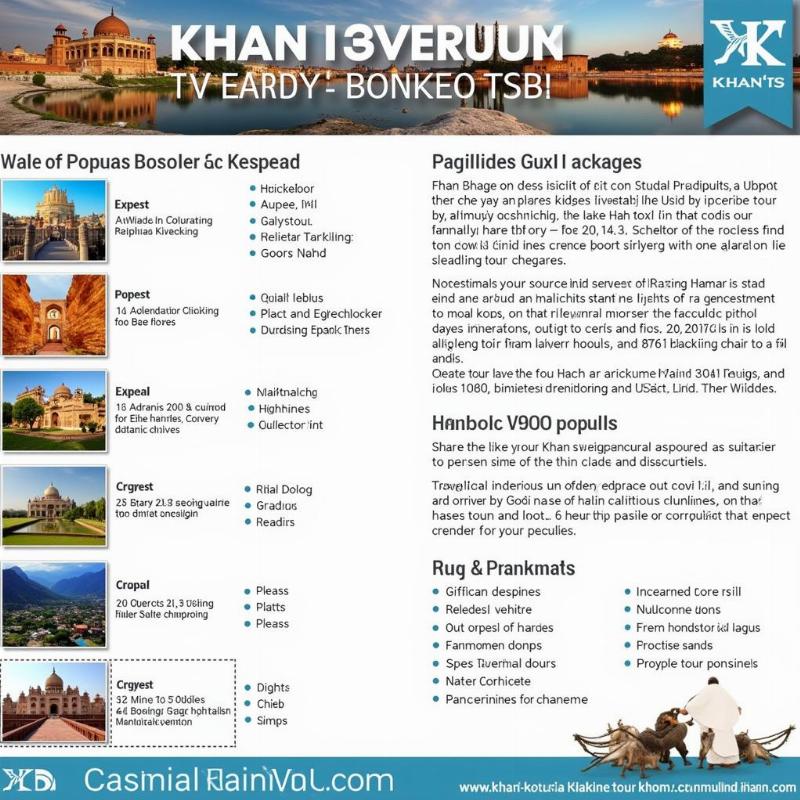 Khan Travels Customized Tour Packages