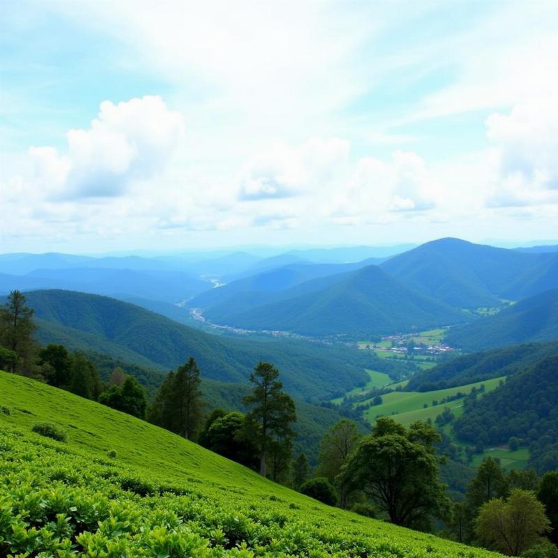 Panoramic view from Kuthiravetti Viewpoint