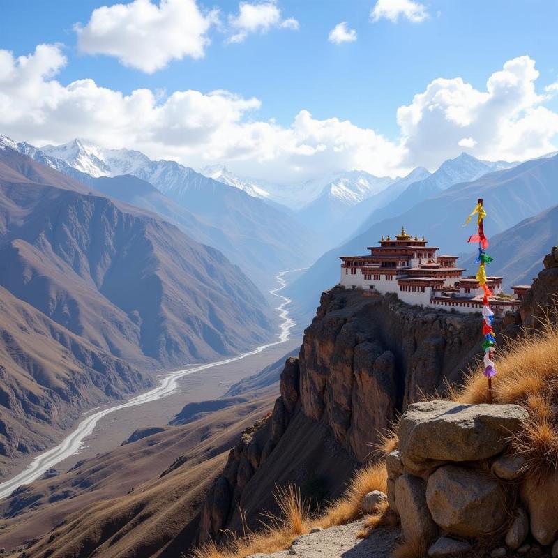 Ladakh Monastery Landscape