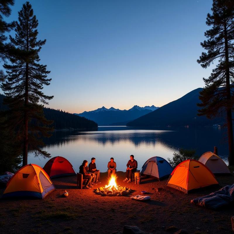 Pawna Lake Lakeside Camping