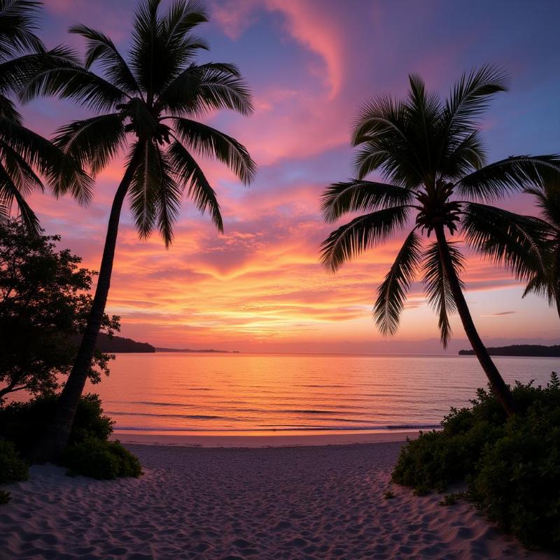 Lakshadweep Beach Sunset