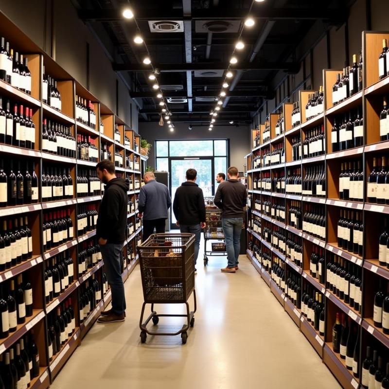 Large Wine Store in Connaught Place