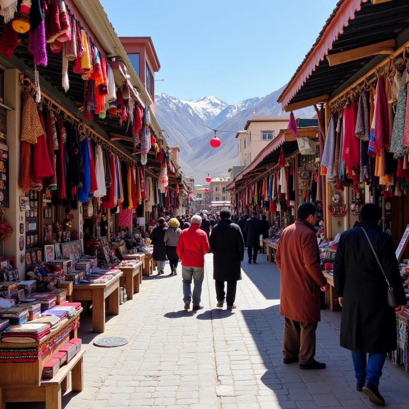 Leh Main Bazaar: A vibrant market