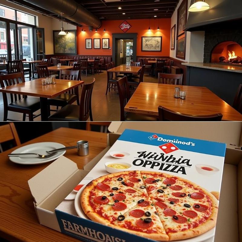 Little Italy and Dominos Pizza in Ahmedabad