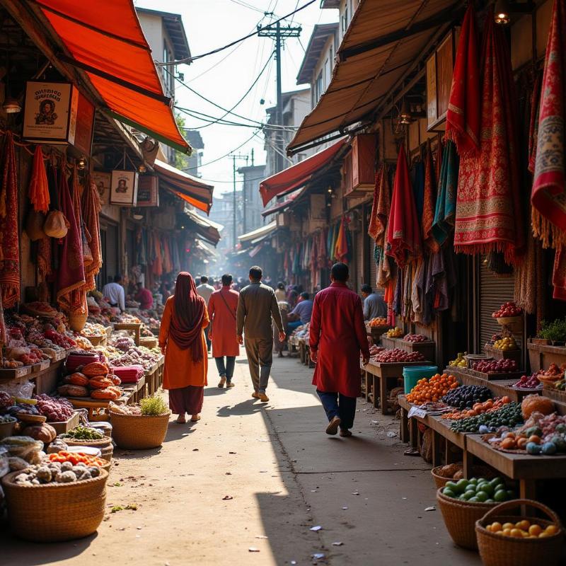 Local Market Mehsana Gujarat India