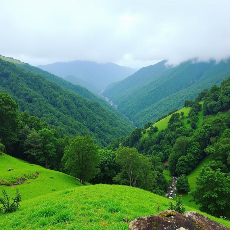 Scenic view of Lonavala and Khandala hill stations near Pune