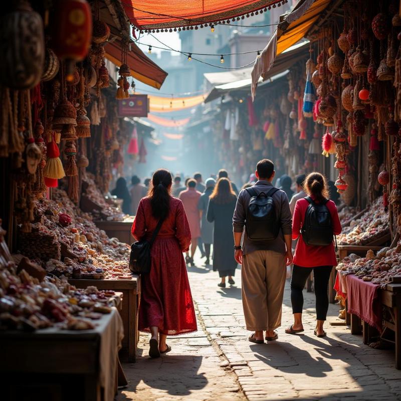 Exploring the vibrant Chor Bazaar with Lucky Travels