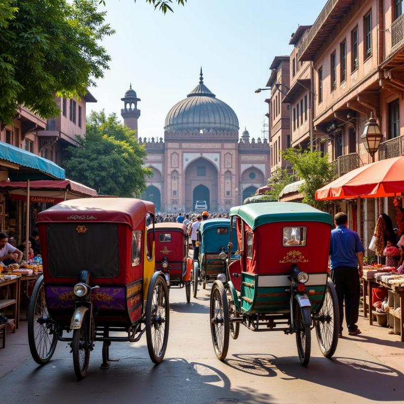 Luxury Golden Triangle Tour India - Exploring the bustling streets of Delhi