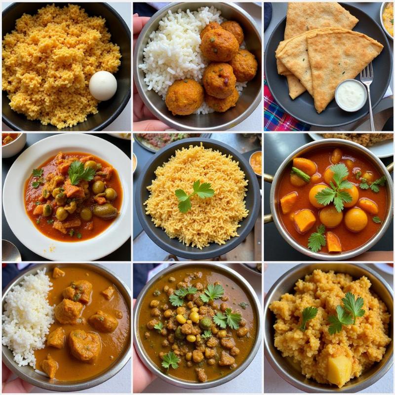 Variety of Madurai Street Food