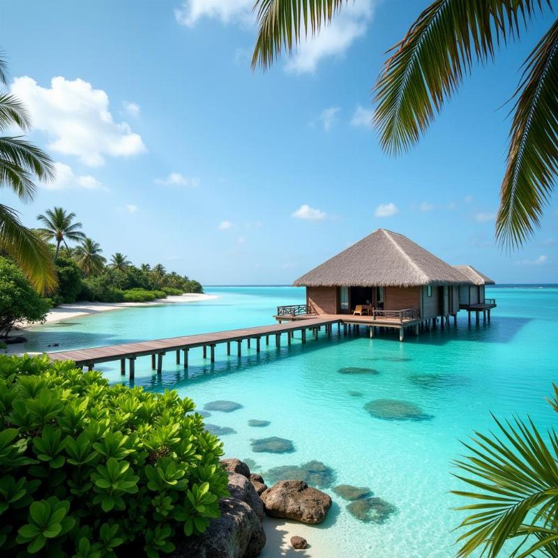 Overwater Bungalow in Maldives