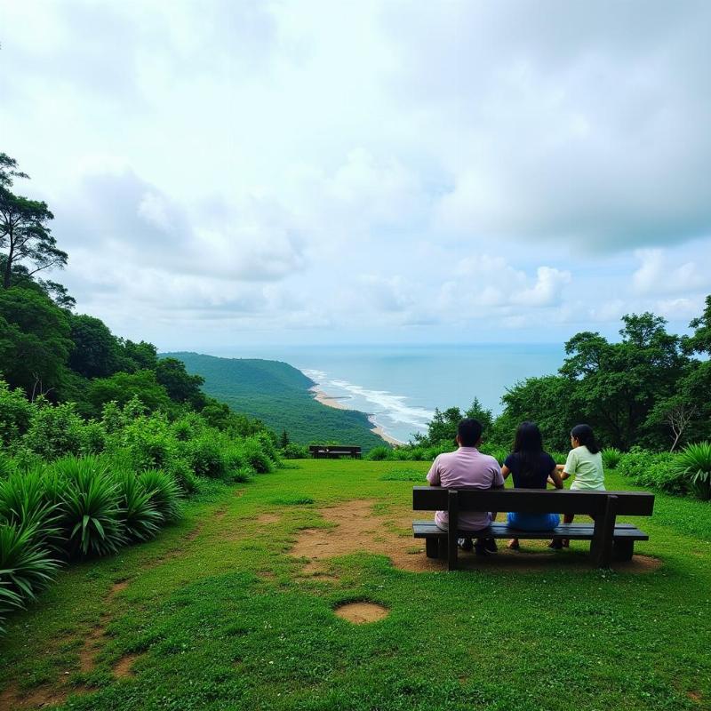 Panoramic view from Manipal End Point