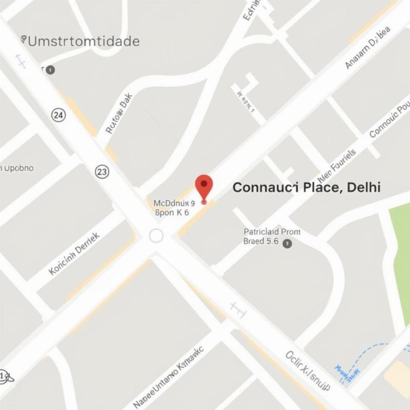 McDonald's Connaught Place Location Map