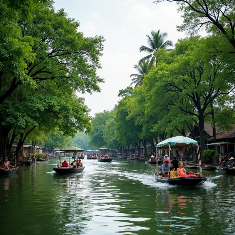 Boat trip through Mekong Delta