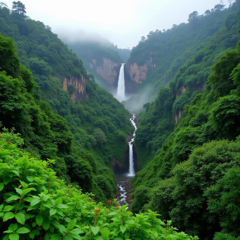 Gumti Wildlife Sanctuary in monsoon Tripura