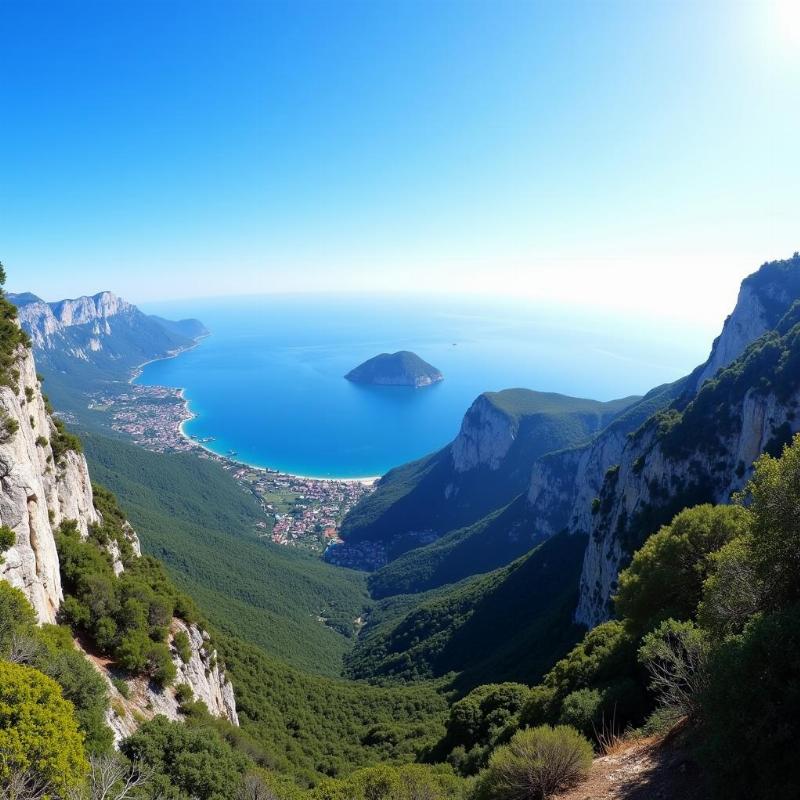 Panoramic View from Monte Solaro