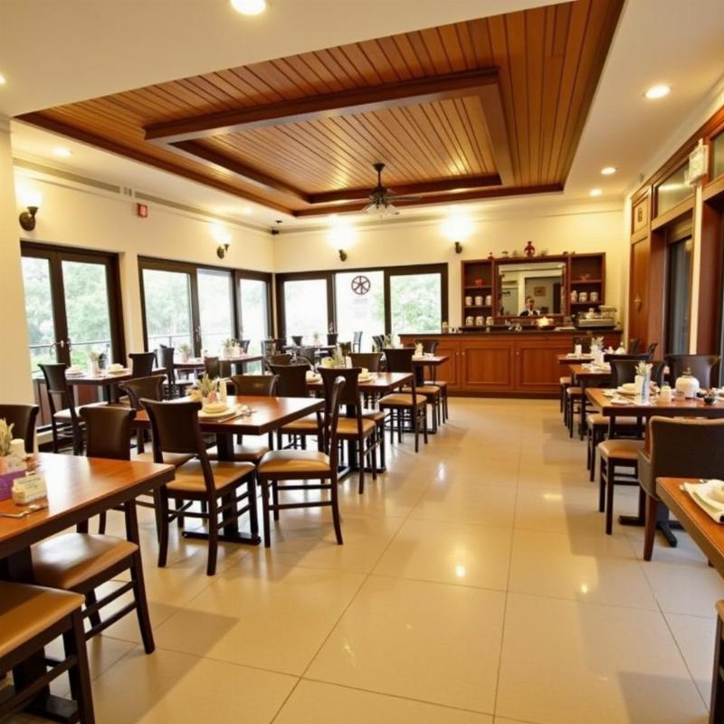 MP Tourism Hotel Ujjain Dining Area