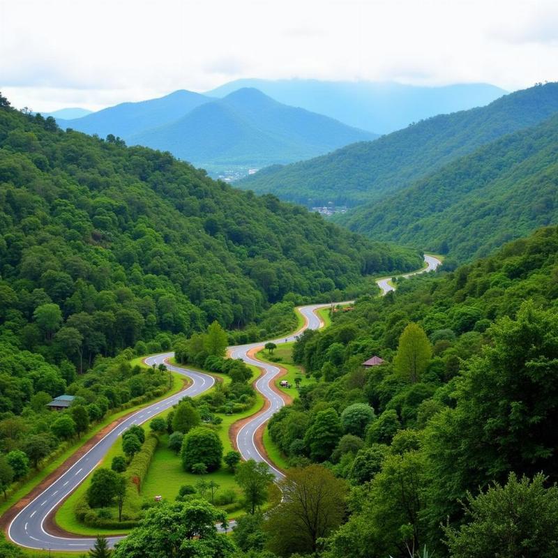 Scenic Route on a Munnar Thekkady Tour