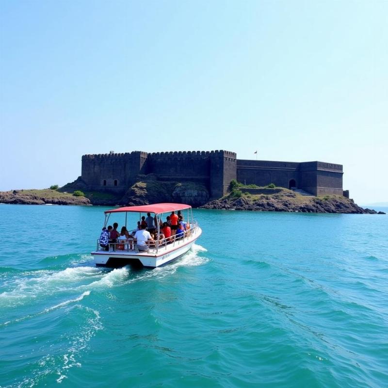 Boat Ride to Janjira Fort in Murud