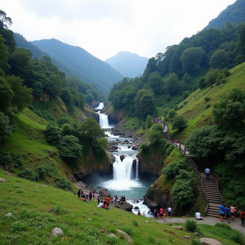 Mussoorie Kempty Falls View