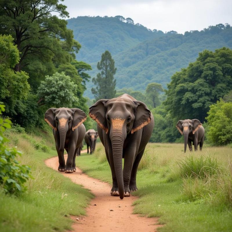 Muthanga Wildlife Sanctuary Elephants