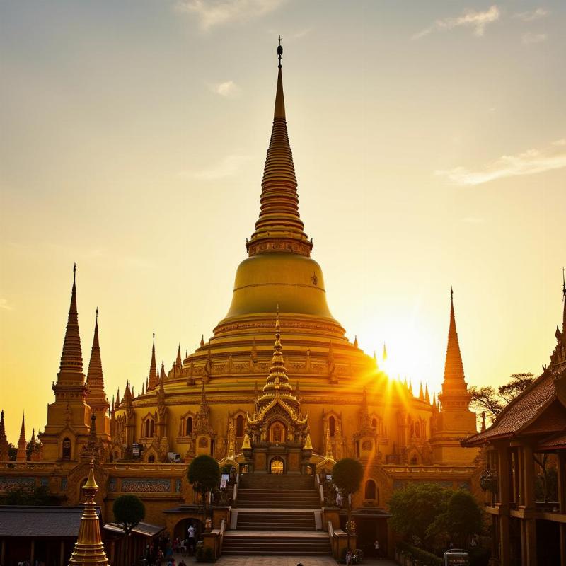 Shwedagon Pagoda in Yangon, Myanmar