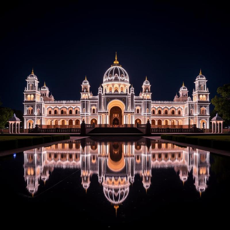 Mysore Palace Illuminated at Night