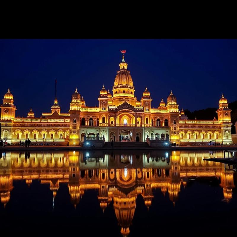 Mysore Palace near Goravanahalli Mahalakshmi Temple