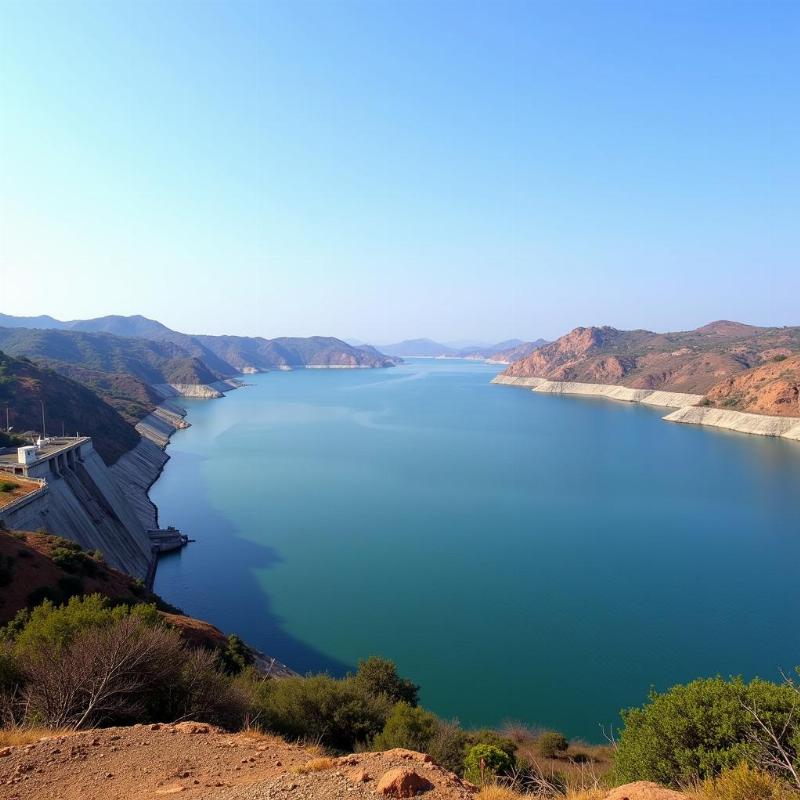 Nagarjuna Sagar Dam near Hyderabad