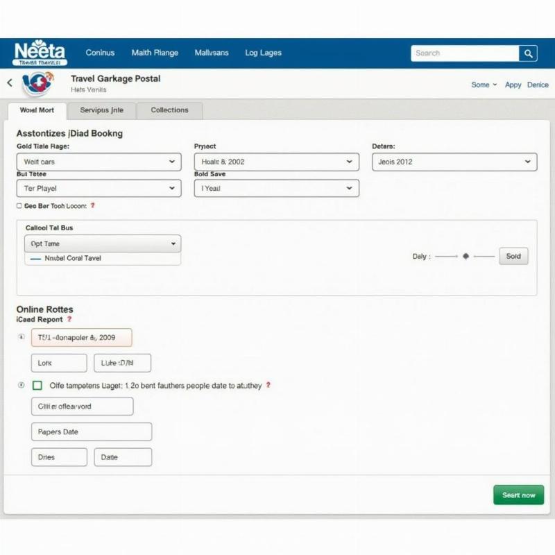 Neeta Travels Online Booking Process