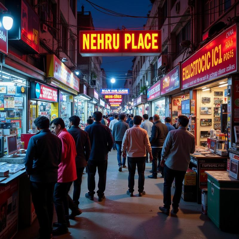 Nehru Place Electronics Market Buzz