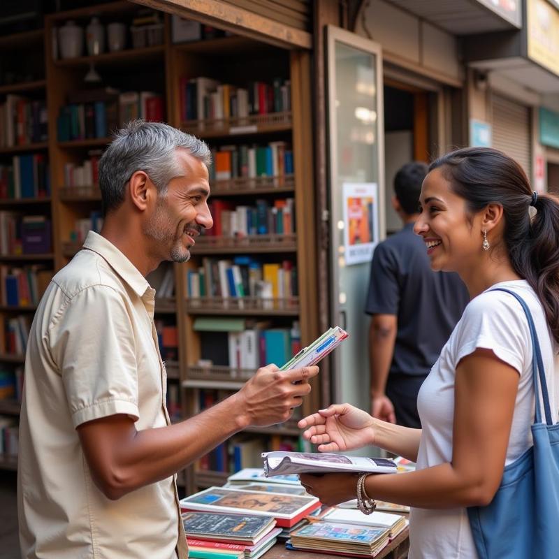 Bargaining at the New Delhi Stationery Mart