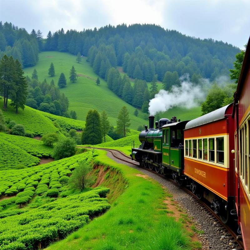 Nilgiri Mountain Railway train journey