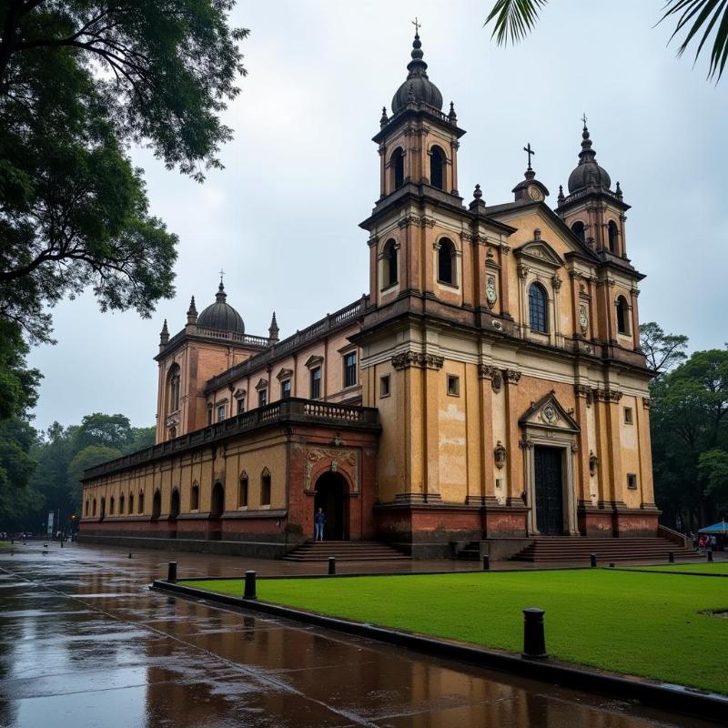 Old Goa Churches Monsoon